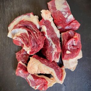 Slow-cook beef chunks 500g (100% grass fed, organic)