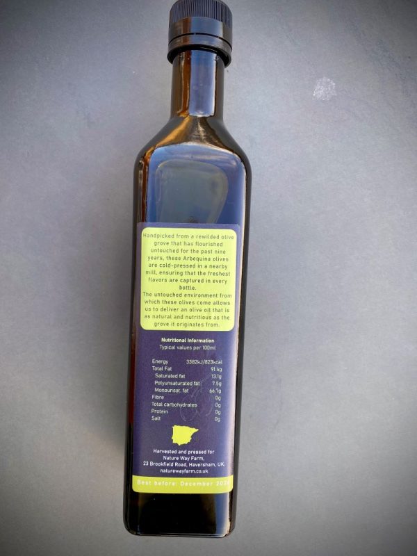 Extra-virgin olive oil, single origin, Spain, Arbequina, 500ml - Image 2