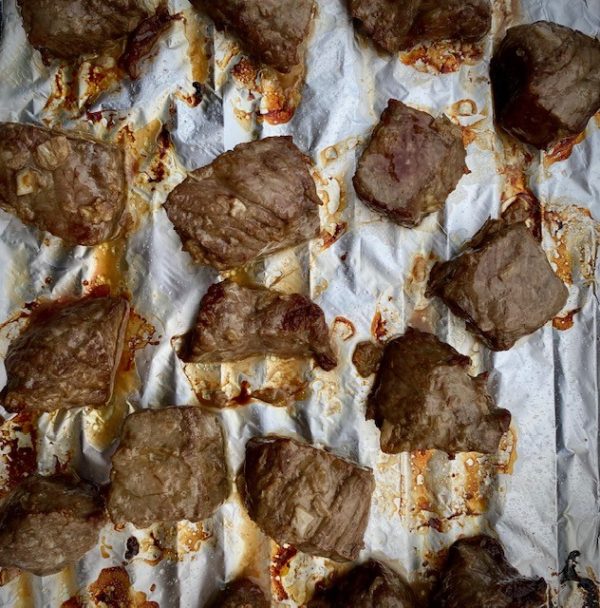 BBQ Beef cubes 500g - 100% grass fed, organic - Image 3