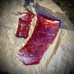 Flank steak, 48 hrs unaged, low-histamine